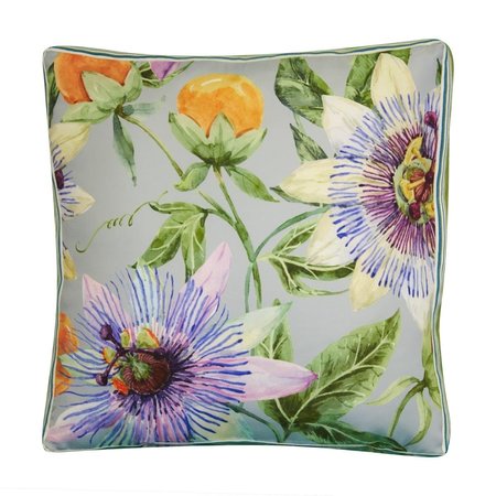 EDIE HOME Edie Home EAH089XX664598 Pretty Protea Ribbon Indoor & Outdoor Decorative Pillow EAH089XX664598